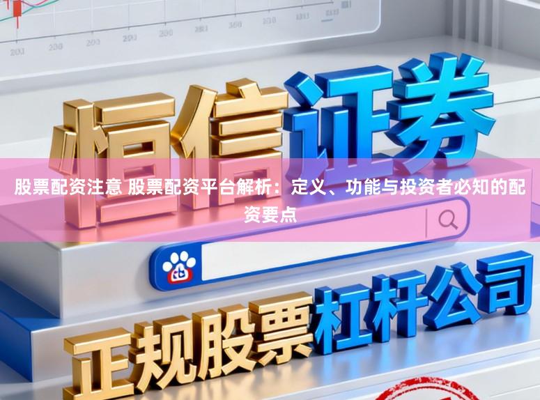 股票配资注意 股票配资平台解析：定义、功能与投资者必知的配资要点
